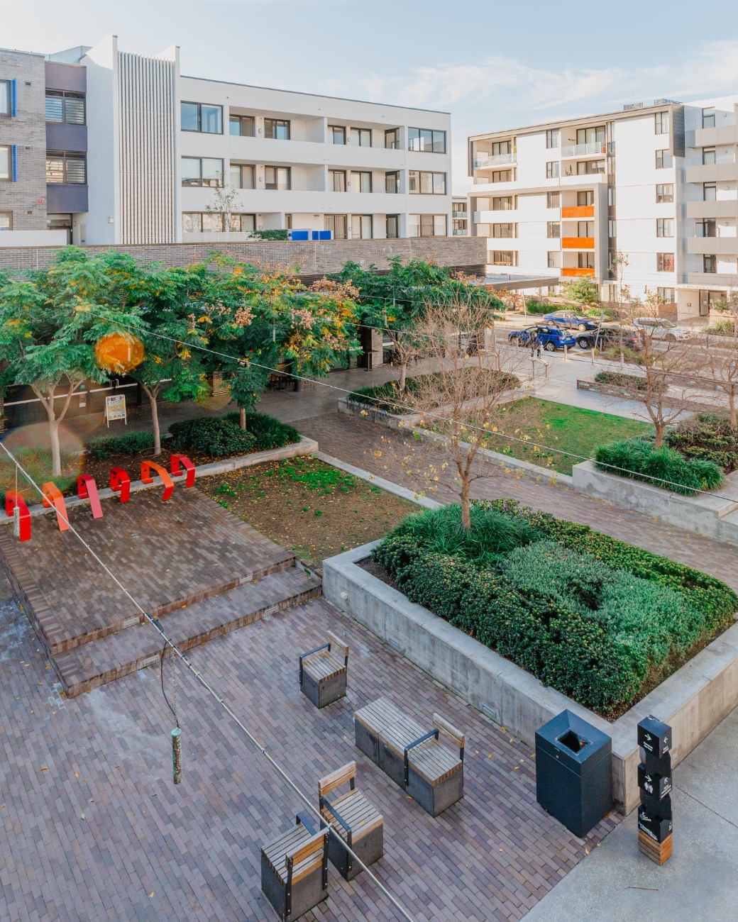 Communal outdoor spaces