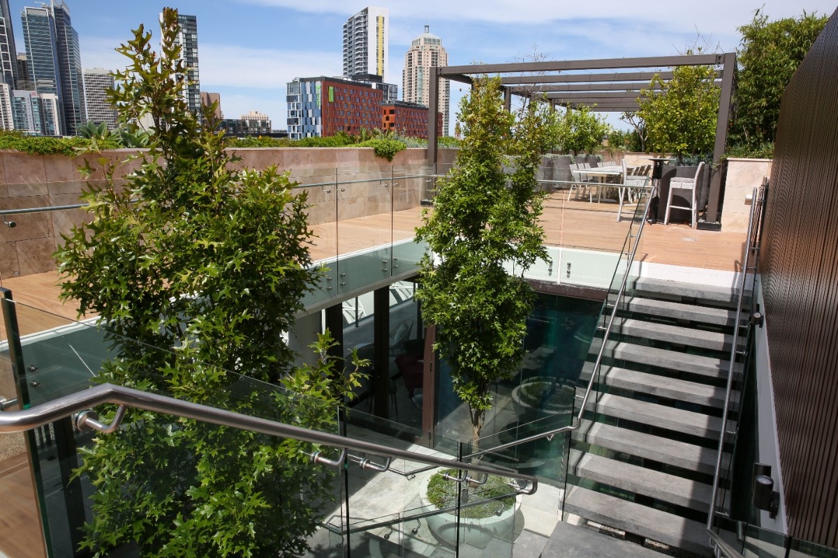 Landscaping for apartment